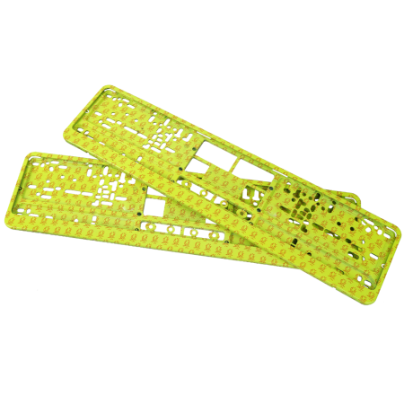 Авто-Рамка (Неоновый зеленый) Тип1