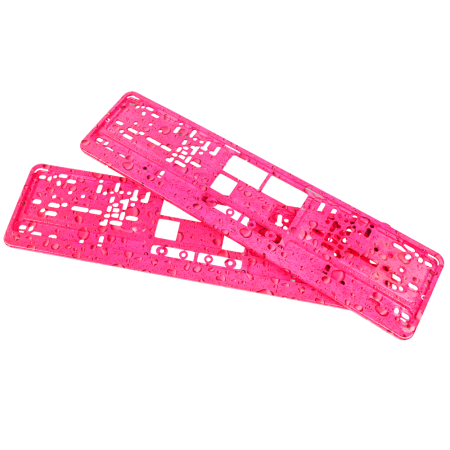 Авто-Рамка (Неоновый розовый) Тип1